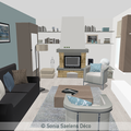 Projet client: relooking d'une pièce à vivre