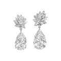 Miroir de l'Amour, a sensational pair of diamond earrings, by Boehmer et Bassenge