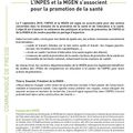 Accord-cadre entre la MGEN et l’Inpes