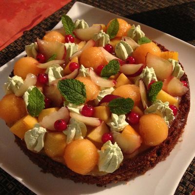 Fantastik pêche melon menthe