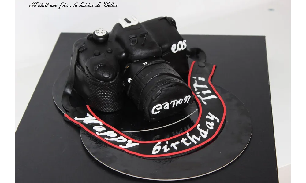 Gateau appareil photo canon { gateau 3d }