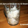 Perles du Japon au lait de coco et à la banane