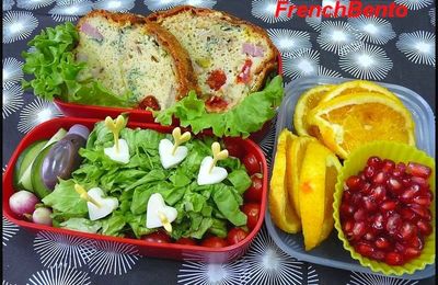 cake aux poireaux fondus, lardons et tomates cerises (entre autres)