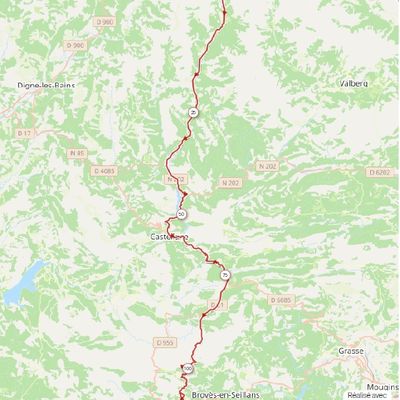 20 juin 2024 : Feuille de route étape 13 : Allos - Draguignan