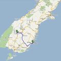 Route vers Dunedin