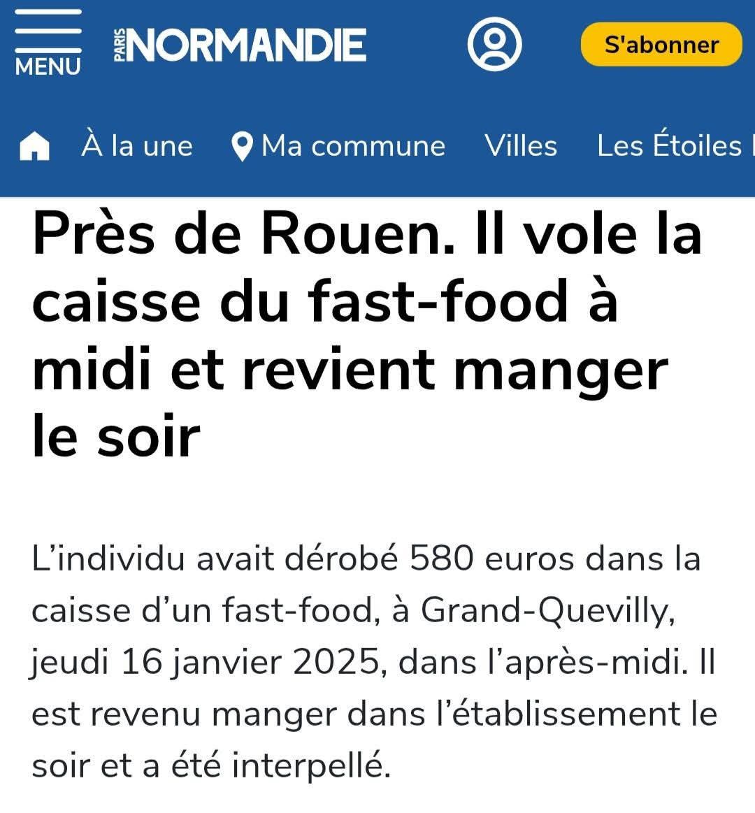 Un hamburger et la caisse