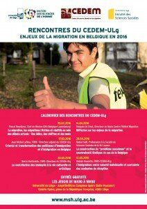 Rencontres du CEDEM: Enjeux de la migration en Belgique en 2016