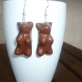 Bague Malabar et boucles oursons chocolat