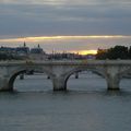 Le Pont Neuf (au coucher du soleil et depuis le Pont au Change)
