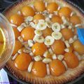 Tarte abricots-amande