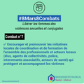 8 mars > 8 combats - Combat n° 7 : libérer les femmes des violences sexuelles et conjugales
