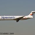Aéroport Barcelone (Espagne): SPANAIR: BOEING 717-2K9: EC-KFR: MSN:55056/5015.