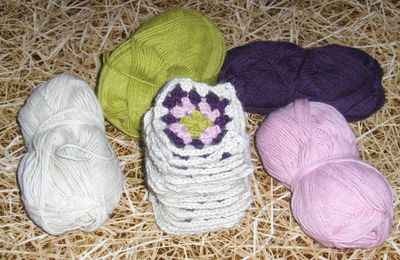 Petite avancée dans mon projet veste en grannies "summer patchwork" de Drops