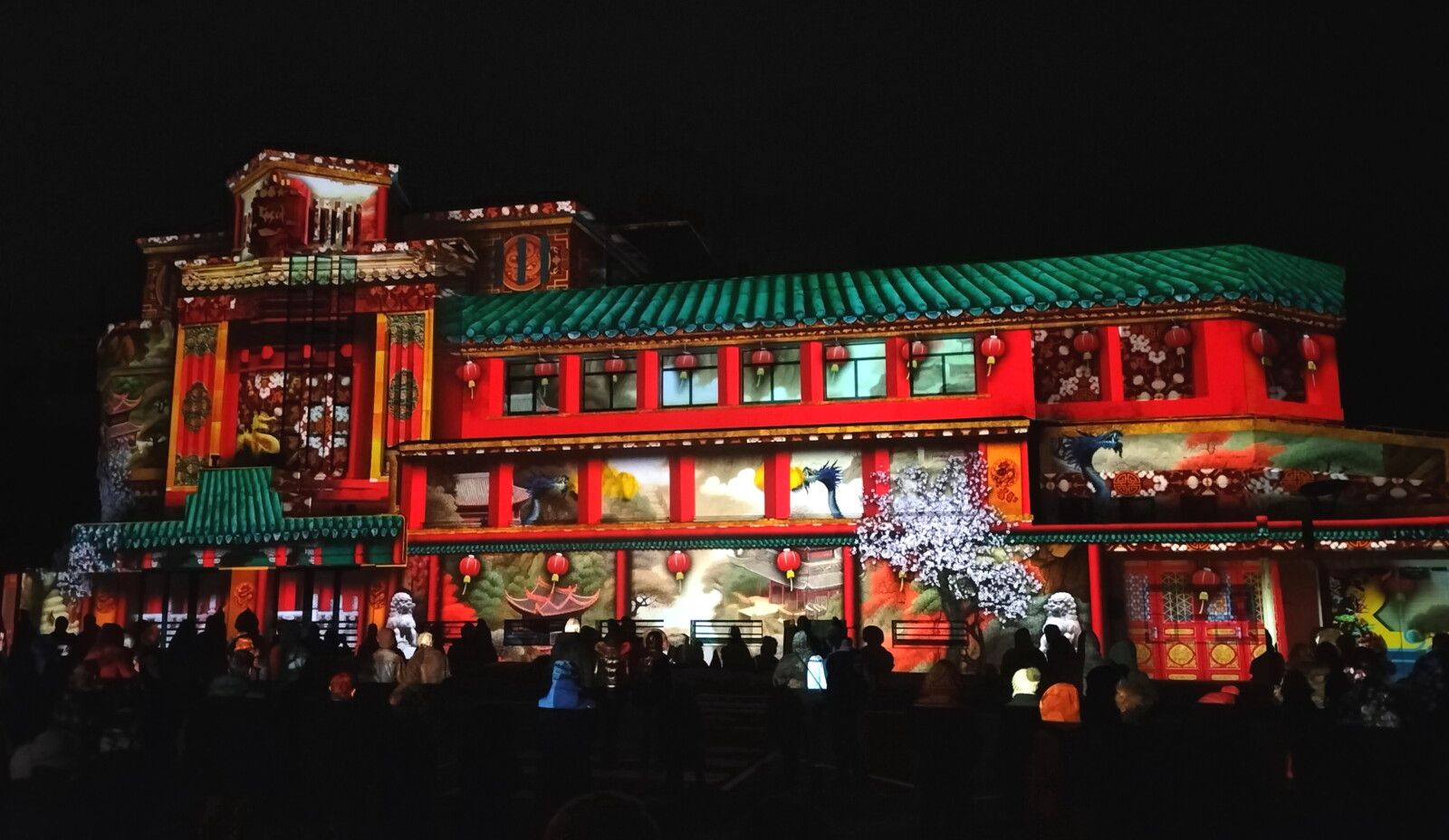 Biarritz, Biarritz en lumière 2024, L'Aquarium, Olentzero et les lumières du monde, Chine (64)