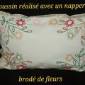 le coussin d'une fleur à l'autre......