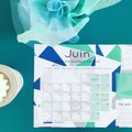Calendriers mensuels : juin 2018 (gratuit - à imprimer)