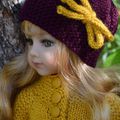Nouvelle fiche tricot : Veste et bonnet pour Maru & friends