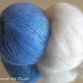 Mohair & Soie de Cascade Yarns. 