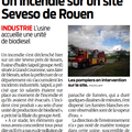 Incendie dans un site Seveso