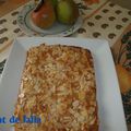 GATEAU AUX POIRES ET SPECULOOS