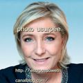 Marine Le Pen  - femme politique , usurpée 