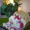 Cake aux framboises