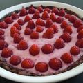 Tarte à la framboise sans cuisson