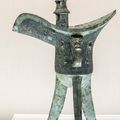 Bronze Jue-wine-vessel, 11th Century B.C. 
