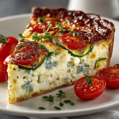Ma Quiche Courgette Tomate au Cambozola : Le secret pour une quiche qui a du caractère !