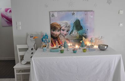 Anniversaire Reine des Neiges {pour une petite fille de 5 ans}