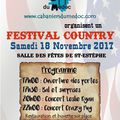 samedi 18 novembre 2017 - festival country à St Estephe