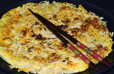 Okonomiyaki ( galette au chou)