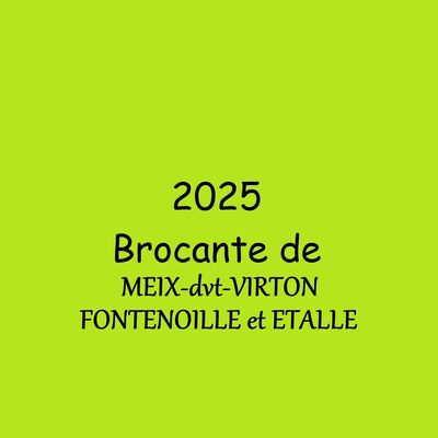 Les Brocantes : MEIX FONTENOILLE ETALLE  