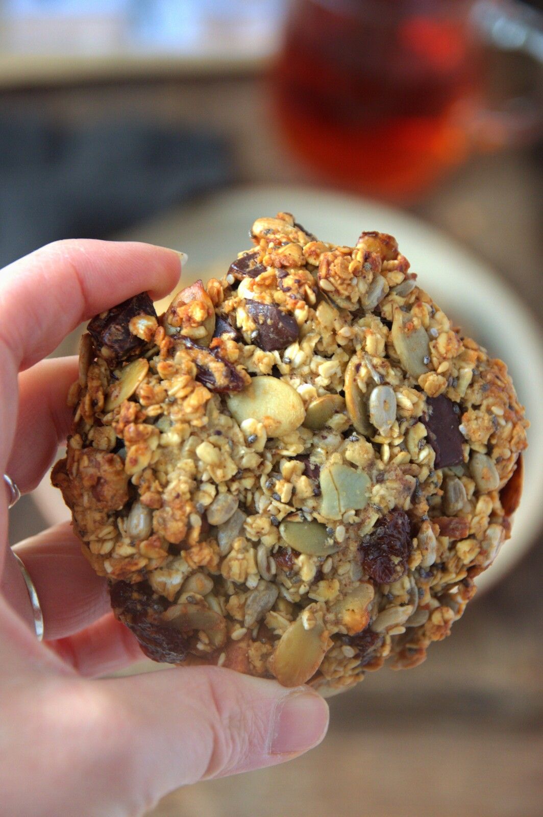 Cookies healthy sain, aux graines sans gluten, sans sucre, sirop yacon, IG bas