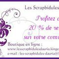 -20% chez La boutique d'Auria