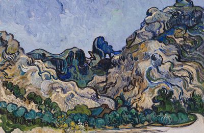 Vincent van Gogh, Mountains at Saint-Rémy, July 1889