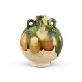 A miniature sancai-glazed pottery jar, Tang dynasty