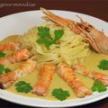 Langoustines en velouté de curry