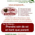 Artolsheim : Café des Parents : Prendre soin de soi en tant que parent avec Audrey  Obrecht 26 mars à 19h30