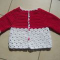 Petit gilet pour le printemps (taille 1 ans) 