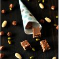 ☆ Calendrier de l'avent : 1 cadeau gourmand par jour ☆ Jour 23 : fudges chocolat au lait-caramel-amandes