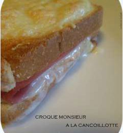 Croque Monsieur à la Cancoillotte