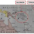 SALOMON - SAMOA - TIMOR - TONGA - Carte