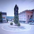 Rond-point à Perles (Suisse)