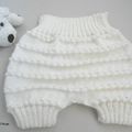 tricot laine bb fait main, bebe tricot, layette, modele, fait main