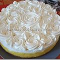 Entremet citron chantilly