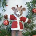 Traduction Santa Reindeer - Barbara Prime - Fuzzy Mitten