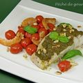 Filet de lieu jaune au pesto