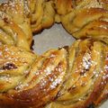 Kringle Estonien aux raisins : Brioche