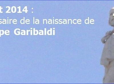 Anniversaire de la naissance de Garibaldi : Invitation de Boulegan Sian Nissart et de la LRLN